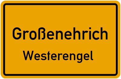 Straßenverzeichnis Großenehrich Westerengel