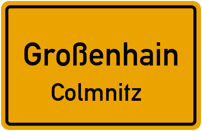 Straßenverzeichnis Großenhain Colmnitz