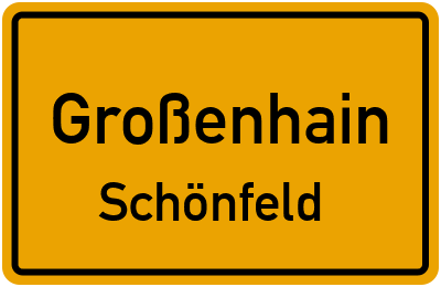 Straßenverzeichnis Großenhain Schönfeld