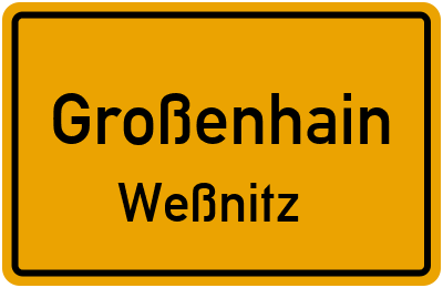 Straßenverzeichnis Großenhain Weßnitz