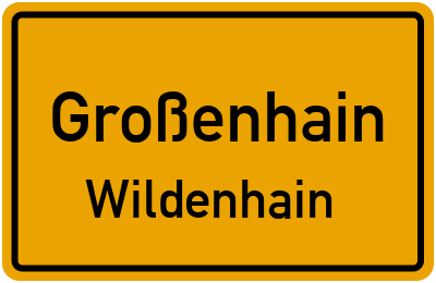 Straßenverzeichnis Großenhain Wildenhain