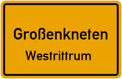Straßenverzeichnis Großenkneten Westrittrum