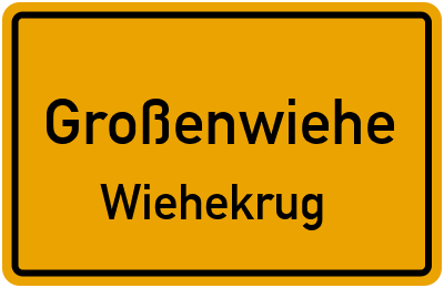 Straßenverzeichnis Großenwiehe Wiehekrug