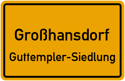 Straßenverzeichnis Großhansdorf Guttempler-Siedlung