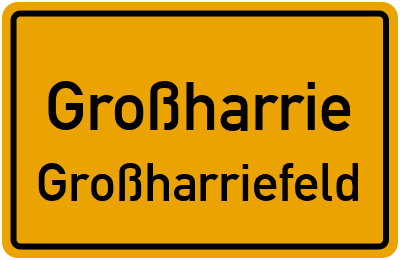 Straßenverzeichnis Großharrie Großharriefeld