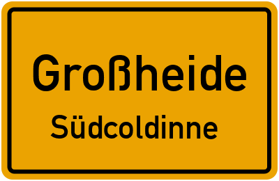 Straßenverzeichnis Großheide Südcoldinne