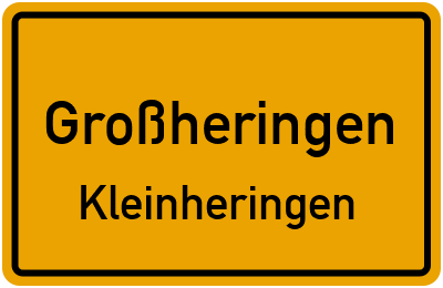 Straßenverzeichnis Großheringen Kleinheringen