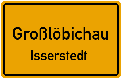 Straßenverzeichnis Großlöbichau Isserstedt