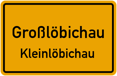 Straßenverzeichnis Großlöbichau Kleinlöbichau
