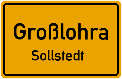 Straßenverzeichnis Großlohra Sollstedt