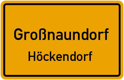 Straßenverzeichnis Großnaundorf Höckendorf
