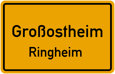 Straßenverzeichnis Großostheim Ringheim