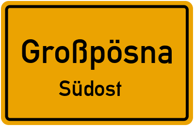 Straßenverzeichnis Großpösna Südost