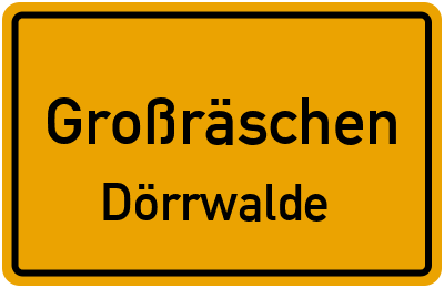 Straßenverzeichnis Großräschen Dörrwalde