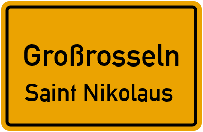 Straßenverzeichnis Großrosseln Saint Nikolaus