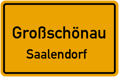 Straßenverzeichnis Großschönau Saalendorf