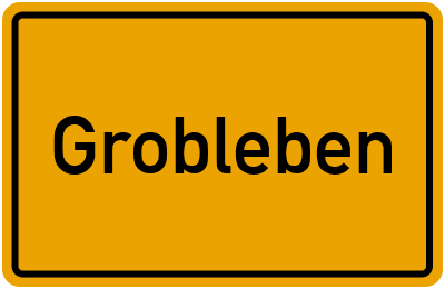 Ortsschild von Gemeinde Grobleben in Sachsen-Anhalt