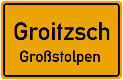 Straßenverzeichnis Groitzsch Großstolpen