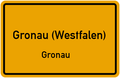 Straßenverzeichnis Gronau (Westfalen) Gronau