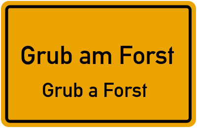 Straßenverzeichnis Grub am Forst Grub a.Forst