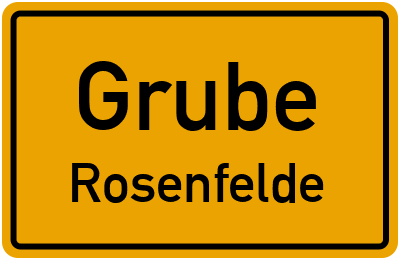 Straßenverzeichnis Grube Rosenfelde