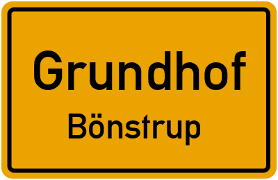 Straßenverzeichnis Grundhof Bönstrup