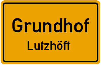 Straßenverzeichnis Grundhof Lutzhöft