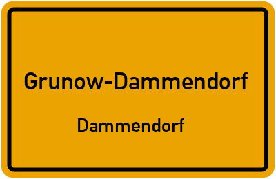 Straßenverzeichnis Grunow-Dammendorf Dammendorf