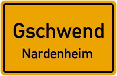 Straßenverzeichnis Gschwend Nardenheim
