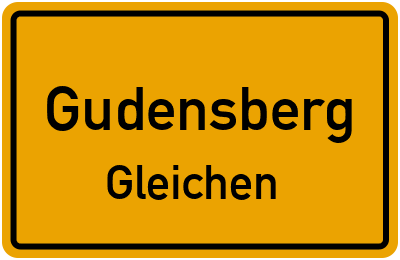 Straßenverzeichnis Gudensberg Gleichen