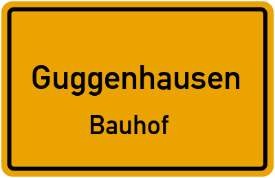 Straßenverzeichnis Guggenhausen Bauhof