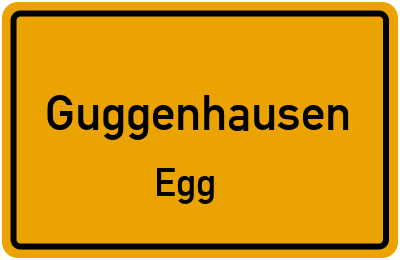 Straßenverzeichnis Guggenhausen Egg