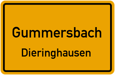 Straßenverzeichnis Gummersbach Dieringhausen