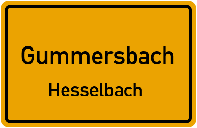 Straßenverzeichnis Gummersbach Hesselbach