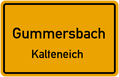 Straßenverzeichnis Gummersbach Kalteneich