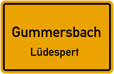Straßenverzeichnis Gummersbach Lüdespert