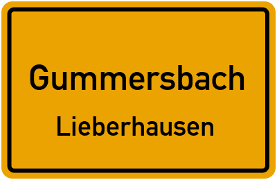 Straßenverzeichnis Gummersbach Lieberhausen