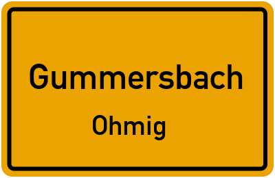 Straßenverzeichnis Gummersbach Ohmig