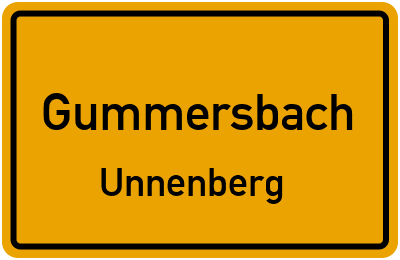 Straßenverzeichnis Gummersbach Unnenberg