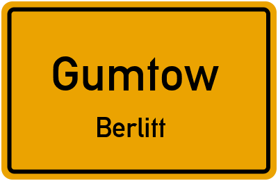 Straßenverzeichnis Gumtow Berlitt