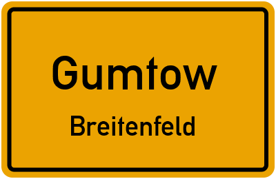 Straßenverzeichnis Gumtow Breitenfeld
