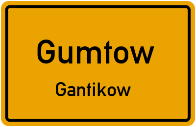 Straßenverzeichnis Gumtow Gantikow