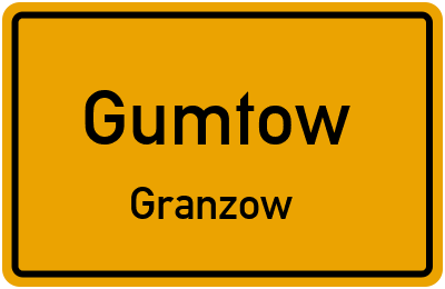 Straßenverzeichnis Gumtow Granzow