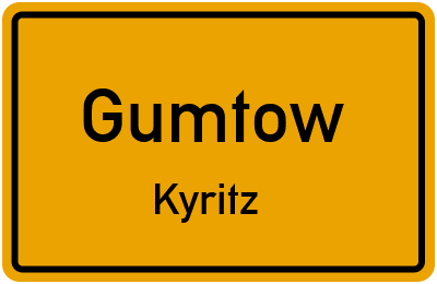 Straßenverzeichnis Gumtow Kyritz