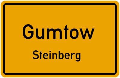 Straßenverzeichnis Gumtow Steinberg
