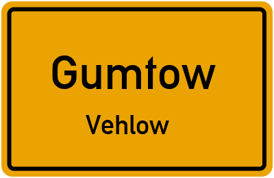 Straßenverzeichnis Gumtow Vehlow