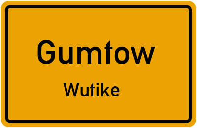Straßenverzeichnis Gumtow Wutike