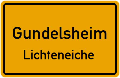 Straßenverzeichnis Gundelsheim Lichteneiche
