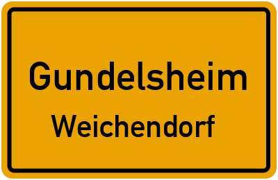Straßenverzeichnis Gundelsheim Weichendorf