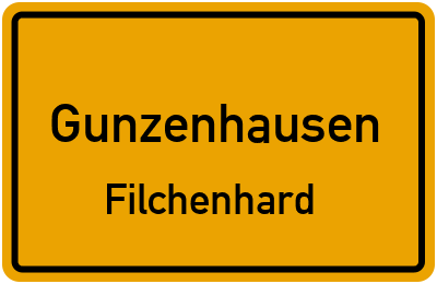 Ortsschild Gunzenhausen Filchenhard